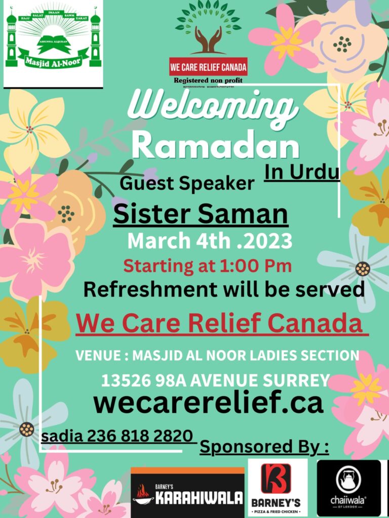 Welcoming Ramadan Local Event