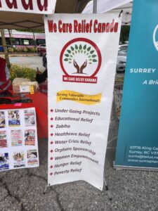 Booth at Surrey Fest Event