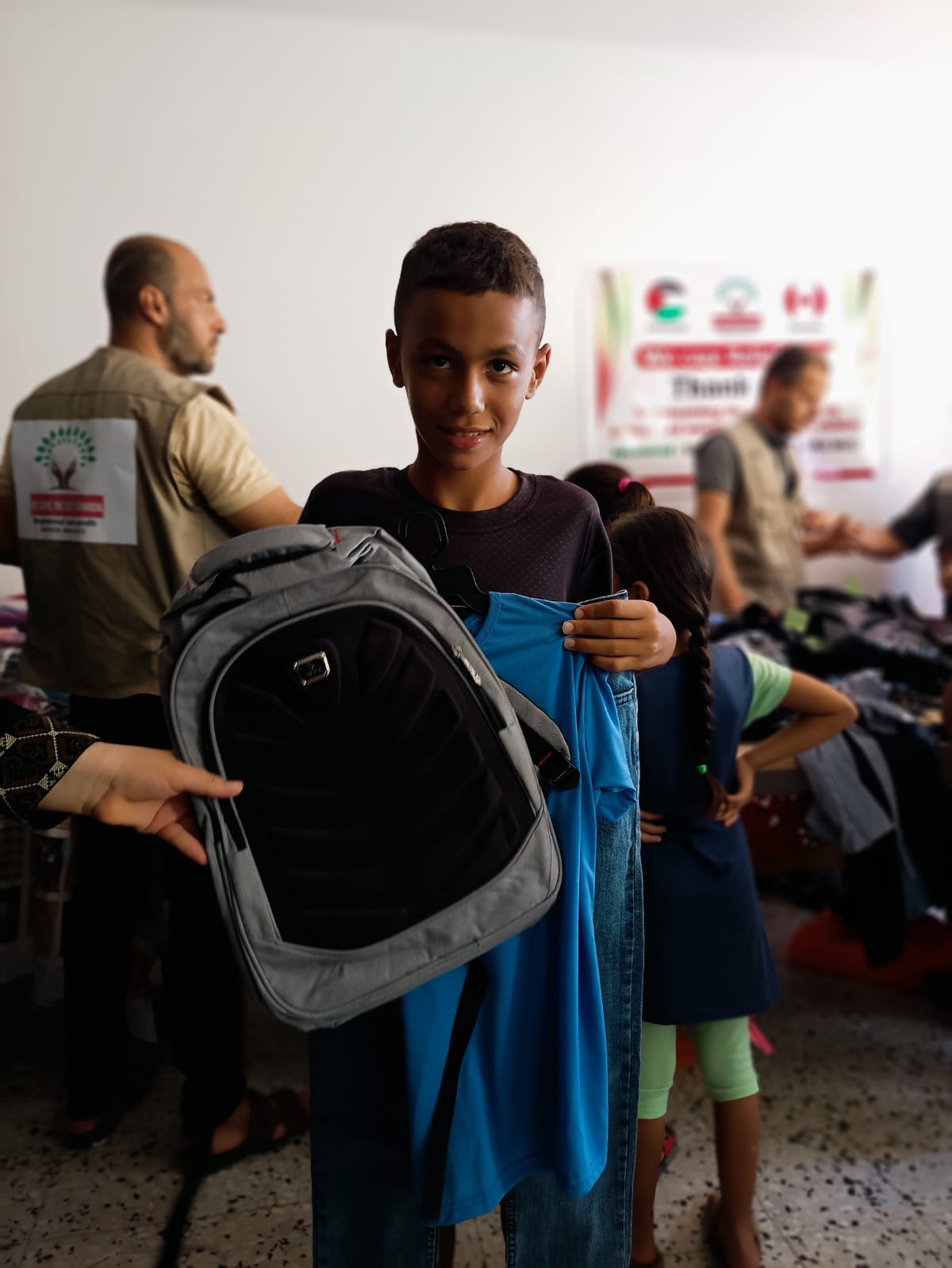 Uniforms and Backpacks Distributed to Orphans and Children in Gaza IMG 20230824 WA0007