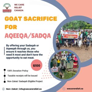 goat sacrifice for aqeeqa sadaqa